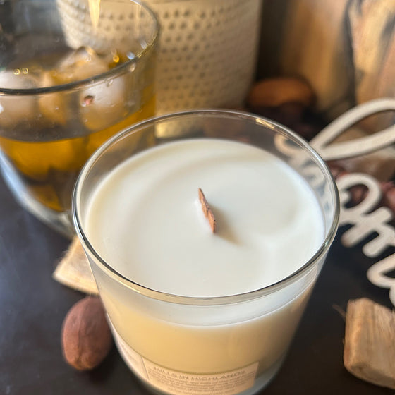 Hills in Highlands - Whiskey Vanilla Scented Wooden Wick Signature Tumbler