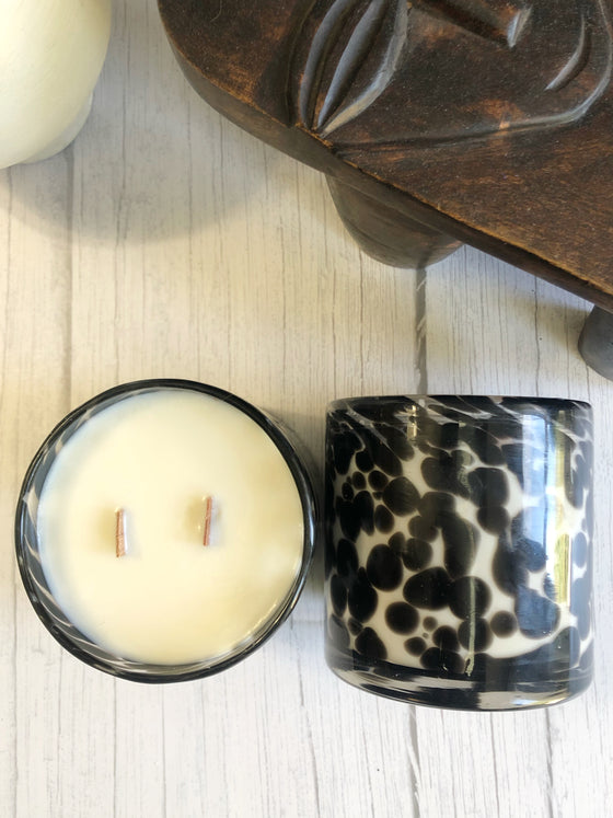 Spiced Bergamot Scented - Sunset in Cairo Wooden Wick Soy Candle
