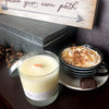Parisian Café - Coffee Bean & Caramel Scented Wooden Wick Signature Tumbler -Fall Collection