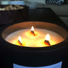The Smoke Room - Smoked Honey Tonka & Tobacco Wooden Wick  (Black) - Cemented -Fall Collection Luxe